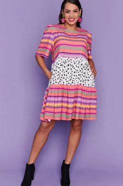Lorraine Designs Casual Dresses | Shift Dresses*Jackson Ziggy Zag Ah Dress
