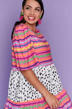 Lorraine Designs Casual Dresses | Shift Dresses*Jackson Ziggy Zag Ah Dress