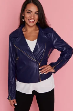 Lorraine Designs Jackets & Coats*Jasmine Navy Jacket