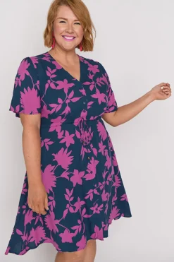 Lorraine Designs Casual Dresses | Fit & Flare Dresses*Jaz Contrast Ivy Dress