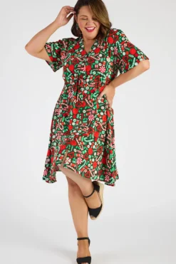 Lorraine Designs Casual Dresses | Fit & Flare Dresses*Jaz Lollie Christmas Dress