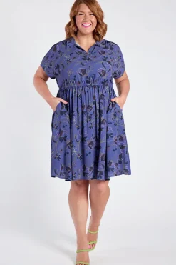 Lorraine Designs Loose Dresses | Casual Dresses*Jenny Crepe Electric Bloom Dress