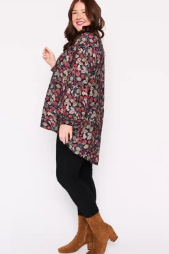 Lorraine Designs Tops*Jillian Raspberry Forest Shirt