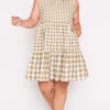 Lorraine Designs Fit & Flare Dresses | Knee Length Dresses*Joey Olive Gingham Dress