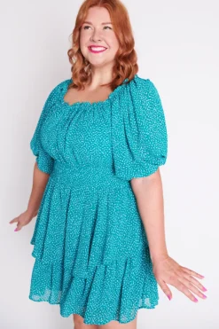 Lorraine Designs Knee Length Dresses*Kali Irregular Spot Jumpsuit