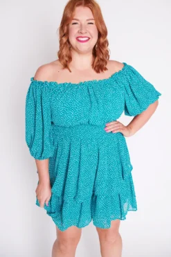 Lorraine Designs Knee Length Dresses*Kali Irregular Spot Jumpsuit