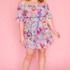 Lorraine Designs Knee Length Dresses*Kali Whimsical Water Colour Jumpsuit