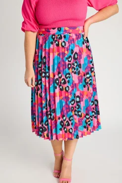 Lorraine Designs Skirts*Kansas Inky Leopard Skirt