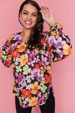Lorraine Designs Tops | Knee Length Dresses*Kaya Sweet Retro Top