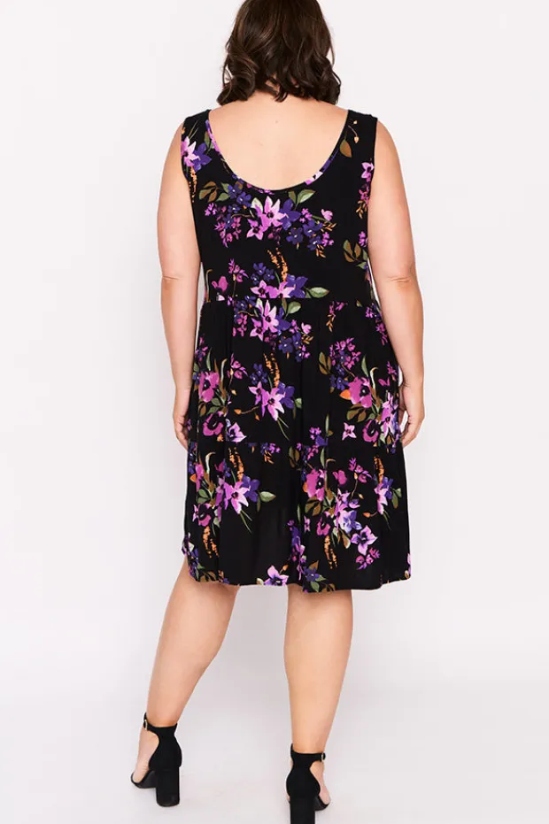 Lorraine Designs Fit & Flare Dresses | Knee Length Dresses*Kiana Night Flower Dress