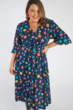 Lorraine Fit & Flare Dresses | Midi Dresses*Kloe Multi Spot Dress