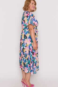 Lorraine Designs Loose Dresses | Casual Dresses*Kristina Colour Block Garden Dress