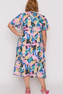 Lorraine Designs Loose Dresses | Casual Dresses*Kristina Colour Block Garden Dress