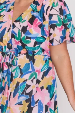 Lorraine Designs Loose Dresses | Casual Dresses*Kristina Colour Block Garden Dress