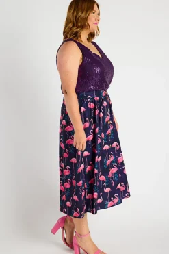 Lorraine Designs Skirts*Kylie OG Flamingo Skirt