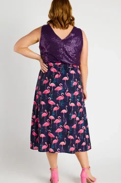 Lorraine Designs Skirts*Kylie OG Flamingo Skirt