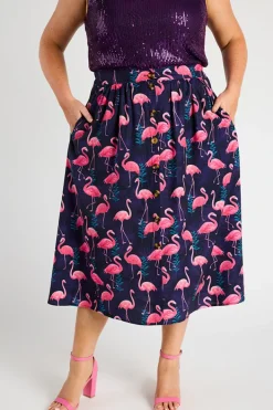 Lorraine Designs Skirts*Kylie OG Flamingo Skirt