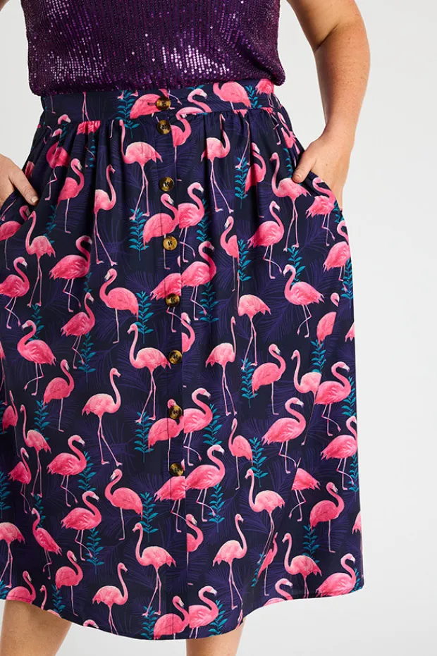 Lorraine Designs Skirts*Kylie OG Flamingo Skirt