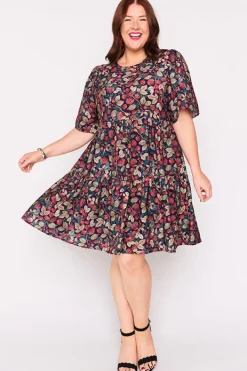 Lorraine Designs Shift Dresses | Loose Dresses*Lanetta Raspberry Forest Dress