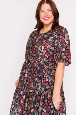 Lorraine Designs Shift Dresses | Loose Dresses*Lanetta Raspberry Forest Dress