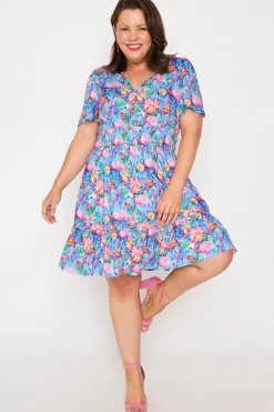Lorraine Designs Casual Dresses | Fit & Flare Dresses*Layla Flamingo Oasis Dress