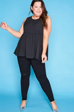 Lorraine Designs Tops*Leah Black Top