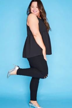Lorraine Designs Tops*Leah Black Top