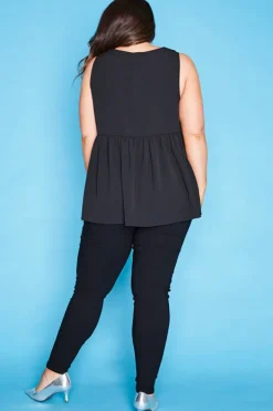 Lorraine Designs Tops*Leah Black Top