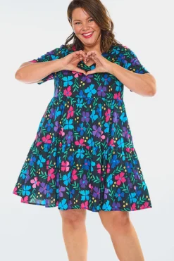Lorraine Designs Shift Dresses | Loose Dresses*Lilah Paper Posies Dress