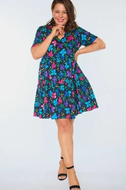 Lorraine Designs Shift Dresses | Loose Dresses*Lilah Paper Posies Dress
