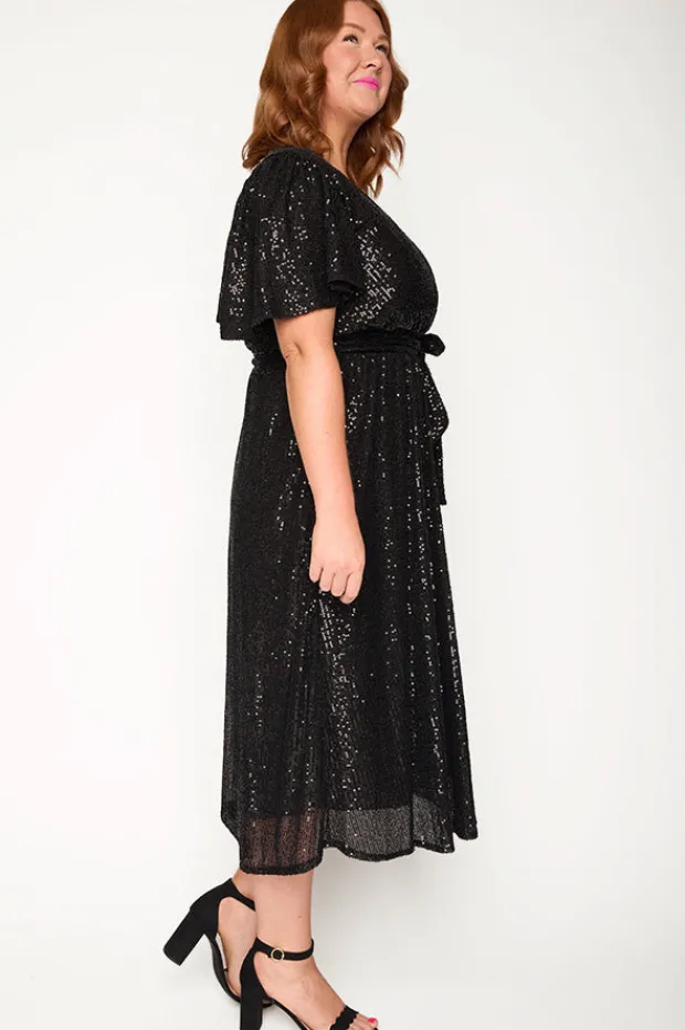 Lorraine Sequin Dresses | Cocktail Dresses*Lover Black Sequin Dress