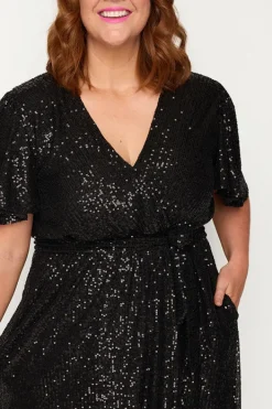 Lorraine Sequin Dresses | Cocktail Dresses*Lover Black Sequin Dress
