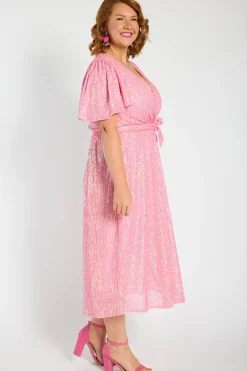 Lorraine Sequin Dresses | Cocktail Dresses*Lover Pink Sequin Dress