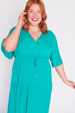 Lorraine Designs Casual Dresses | Fit & Flare Dresses*Maddie Teal Dress