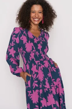 Lorraine Designs Casual Dresses | Fit & Flare Dresses*Maeve Contrast Ivy Dress