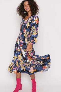 Lorraine Designs Casual Dresses | Fit & Flare Dresses*Maeve 80's Pop Midi Dress