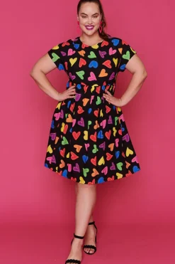 Lorraine Designs Casual Dresses | Loose Dresses*Malia Rainbow Romance Dress