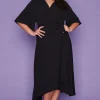 Lorraine Designs Casual Dresses | Fit & Flare Dresses*Mandy Black Wrap Dress