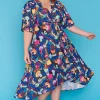 Lorraine Designs Casual Dresses | Cocktail Dresses*Mandy Rainbow Shrooms Dress