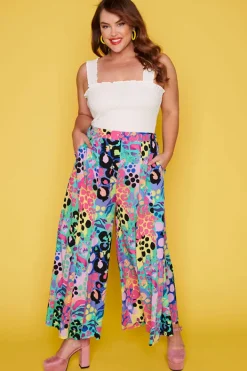 Label of Love Pants & Jeans*Marissa Electric Leopard Pants