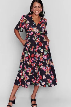 Lorraine Designs Casual Dresses | Bridesmaid Dresses*Marley Black Blossom Dress