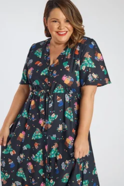 Lorraine Designs Casual Dresses | Fit & Flare Dresses*Marley Christmas Pets Dress