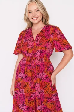 Lorraine Designs Casual Dresses | Fit & Flare Dresses*Marley Cotton Black Jasmine Dress