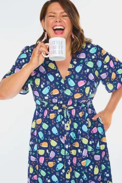 Lorraine Designs Casual Dresses | Fit & Flare Dresses*Marley Cup o' Joy Dress