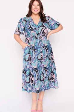 Lorraine Designs Casual Dresses | Fit & Flare Dresses*Marley French Paisley Dress