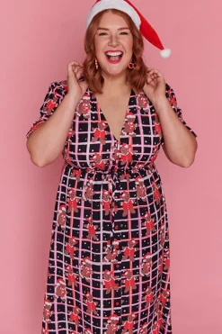 Lorraine Designs Casual Dresses | Fit & Flare Dresses*Marley Gingerbread Christmas Dress