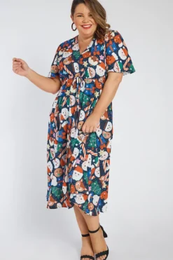 Lorraine Designs Casual Dresses | Fit & Flare Dresses*Marley Kawaii Kristmas Dress
