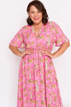 Lorraine Designs Casual Dresses | Fit & Flare Dresses*Marley Leopardess Dress