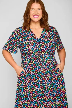 Lorraine Designs Casual Dresses | Fit & Flare Dresses*Marley Love Candy Black Dress