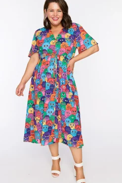 Lorraine Designs Casual Dresses | Fit & Flare Dresses*Marley Monster Emotions Dress
